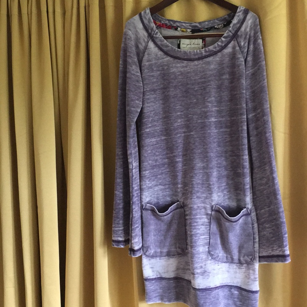 Evy’s Tree Brooke Tunic in Eggplant, S